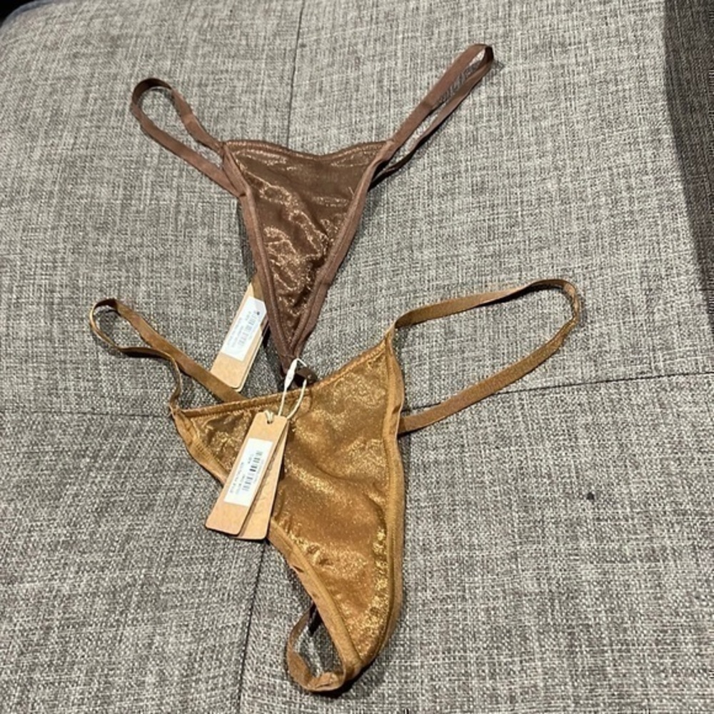 Skims Shimmer Thong